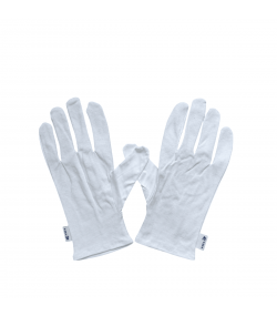Heli presentation gloves, microfiber, white, size S, 1 pair
