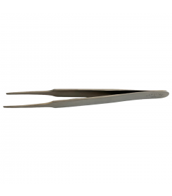 Horotec MSA 12.901-F Inox Precitec tweezer with flat tips for straightening hands steel 115 mm