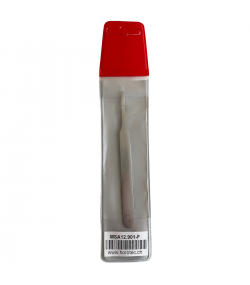 Horotec MSA 12.901-F Inox Precitec tweezer with flat tips for straightening hands steel 115 mm