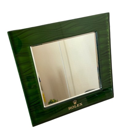 Rolex display mirror glass with leather