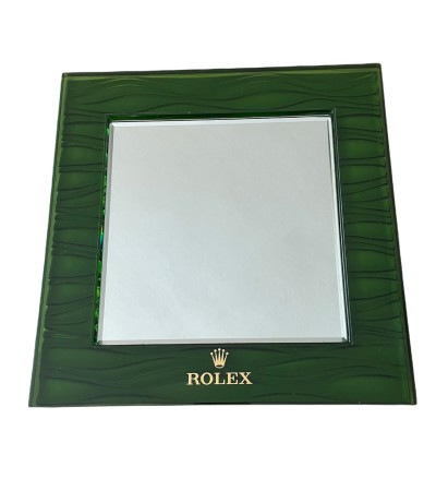 Rolex display mirror glass with leather