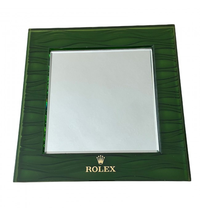 Rolex display mirror glass with leather