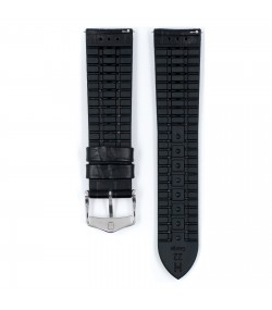 Hirsch watch leather calfskin strap George L black 20mm 0925128050-2-20