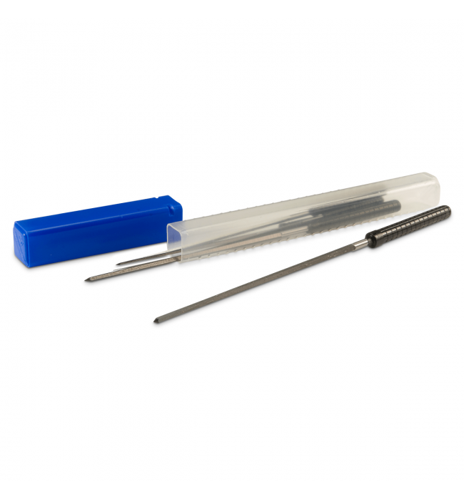 Set of cutting broaches, 6 pcs. Ø 1.2 - 3.0 mm