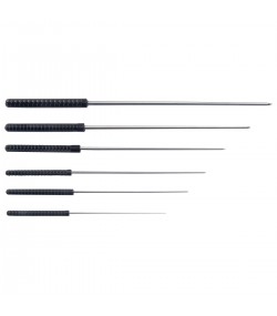 Set of cutting broaches, 6 pcs. Ø 1.2 - 3.0 mm