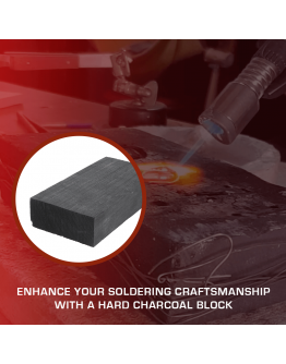 Charcoal for soldering and holder 1 ...
