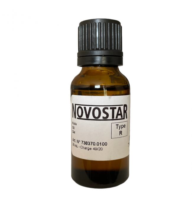 Novostar oil type R, for alarm and pendulum clocks 20 ml