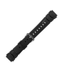 Casio plastic black watch strap 70621707 for AQ-10-7, AQ-10-8B1, 20 mm