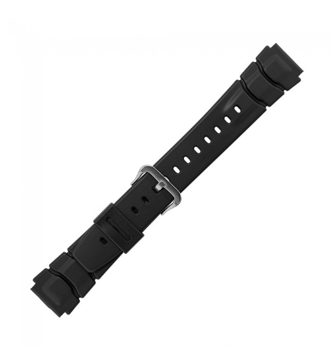 Casio plastic black watch strap 70621707 for AQ-10-7, AQ-10-8B1, 20 mm