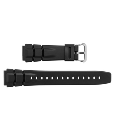 Casio plastic black watch strap 70621707 for AQ-10-7, AQ-10-8B1, 20 mm