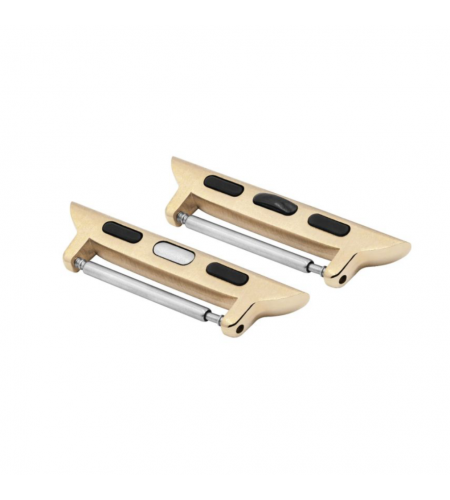 Hirsch Apple Watch strap gold adapt ...