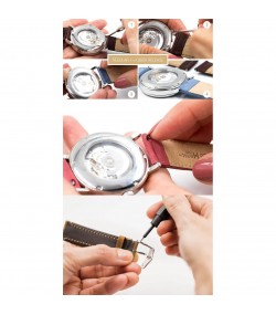Hirsch Rally Black Watch Strap - Quick Release 22 mm