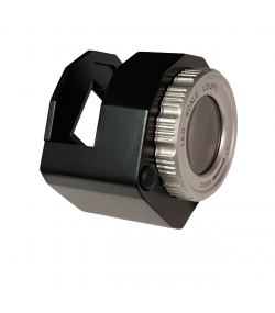30x Magnifying Glass Loupe, Watchmaker Scale Magnifier, LED & UV Light, Double Lens, TH-9006A