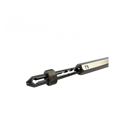 Boley Barrel Arbor Holder, With Slide Locking Jaws, 0.75 mm Opening, Length 120 mm, 1 Piece, Swiss Made