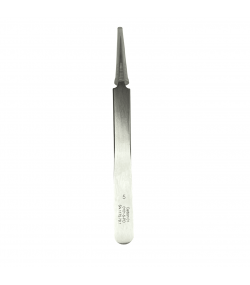 Dumont Tweezers, Carbon Steel, Form 5, Very Fine Points, 110 mm