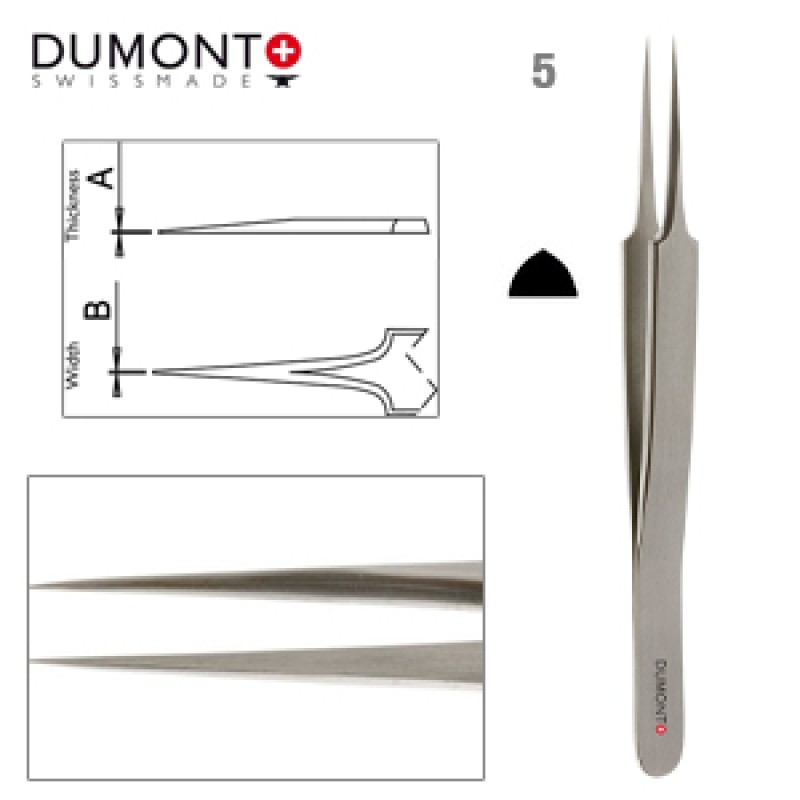 Dumont Тъпове, Стомана, Форма 5, Много Тъпи, 110 мм Dumont Тъпове, Стомана, Форма 5, Много Тъпи, 110 мм