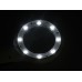 Четец с Лупа, 4x Увеличение, 8 LED + UV Светлина, Объектив 60 мм, Бял, Ref. 09064