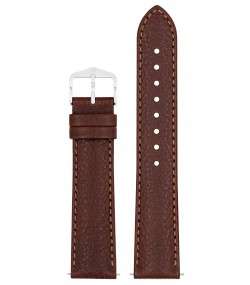 Hirsch Forest Watch Strap, Brown, Quick Release, 22 mm Lug, 20 mm Buckle, Length 120/80 mm, Size L, Ref. 17920210-2-22