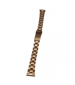 Bonflair Rose Gold Pink Stainless Steel Bracelet Strap 14mm