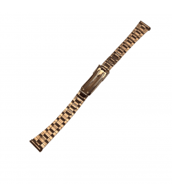 Bonflair Rose Gold Pink Stainless Steel Bracelet Strap 14mm
