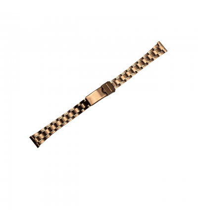 Bonflair Rose Gold Pink Stainless Steel Bracelet Strap 14mm