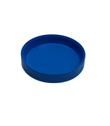 Bergeon Round Plastic Supplies Tray, Blue, Ø 70 x 13 mm