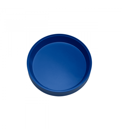 Bergeon Round Plastic Supplies Tray, Blue, Ø 70 x 13 mm