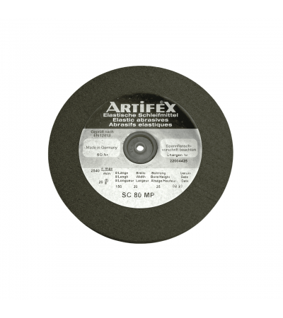 Artifex SC 80 MP Elastic Abrasive Grinding Wheel, Coarse 150 x 20 x 25 mm