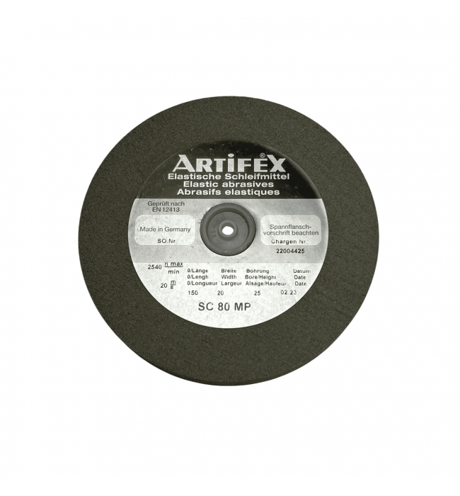 Шлифовъчно колело Artifex SC 80 MP, силиконов карбид, 150 x 20 x 25 мм