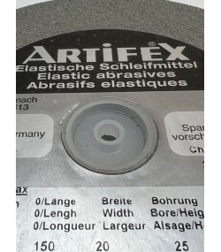 Шлифовъчно колело Artifex SC 80 MP, силиконов карбид, 150 x 20 x 25 мм