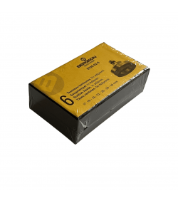 Комплект всмукателни глави Bergeon 5700-62-6, мек адипрен, 6 части, Ref. 5700-62-6