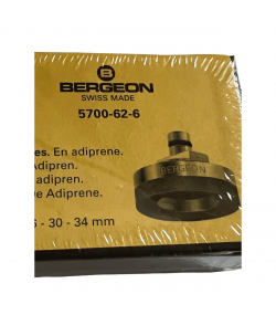 Комплект всмукателни глави Bergeon 5700-62-6, мек адипрен, 6 части, Ref. 5700-62-6