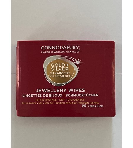 Connoisseurs Jewellery Wipes - Dry  ...