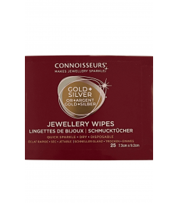 Connoisseurs Jewellery Wipes - Dry Cleaning Cloths for Gold and Precious Stones