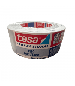 Tesa Pro Duct Tape, Grey, 50 m x 50 mm