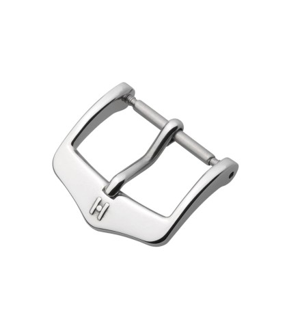 Hirsch Classic silver stainless steel buckle for watch strap 16 mm
