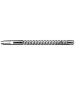 Bergeon 6744-PG Steel Double Pin Holder, Fluted Handle, 6 Pack