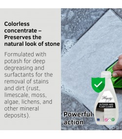 Hagerty Outdoor Hard Floor Cleaner for Tiles and Natural Stone - 500 ml