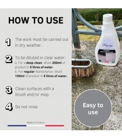 Hagerty Outdoor Hard Floor Cleaner for Tiles and Natural Stone - 500 ml