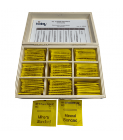 Sternkreuz MS Mineral Watch Glass Assortment - 100 pcs with Wooden Box by Boley