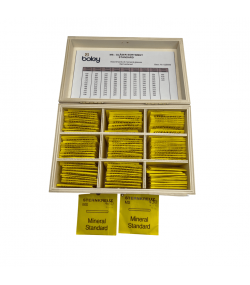 Sternkreuz MS Mineral Watch Glass Assortment - 100 pcs with Wooden Box by Boley