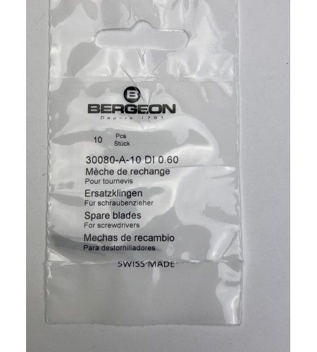 Bergeon 30080-A-10 DI 0.60 mm Steel ...