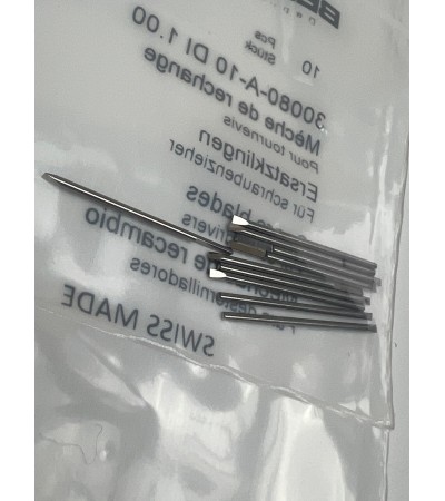 Бласти за отвертки Bergeon 30080-A-10 DI 1.00, 10 бр.