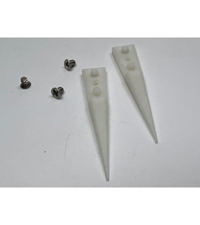 Bergeon 6571-DGR-BR-3 Delrin Tweezer Replacement Tips Pair