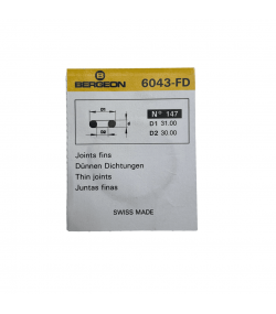 Bergeon No. 147 Rubber O-Ring Gaskets - Pack of 2