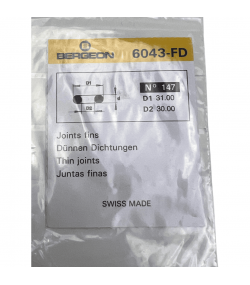 Bergeon No. 147 Rubber O-Ring Gaskets - Pack of 2