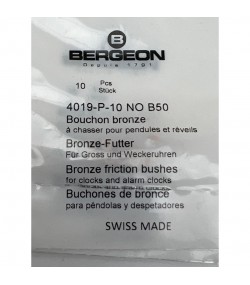 Bergeon 4019-P-10 No B50 Brass Clock Bushings - Pack of 10