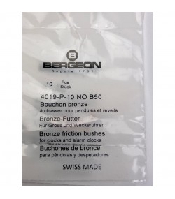 Bergeon 4019-P-10 No B50 Brass Clock Bushings - Pack of 10
