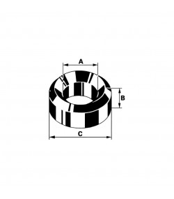Bergeon 4019-P-10 No B50 Brass Clock Bushings - Pack of 10