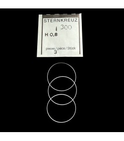 Boley I-Gaskets for Watch Crystals - 30.00 x 29.30 x 0.80mm, Pack of 3